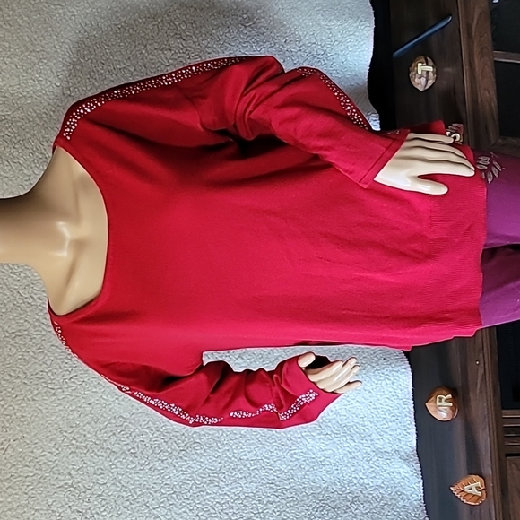 99 Jane Street Red Sweater 99 Jane Street Red Sweater 99 Jane Street Red… - Picture 4 of 16